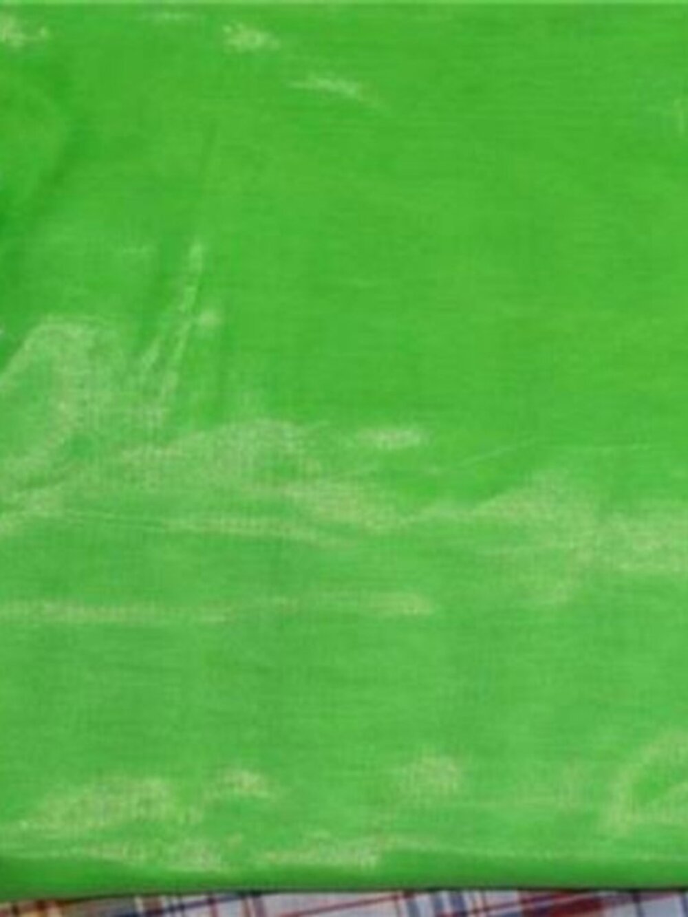 LIME GREEN ORGANDY Poly Cotton Fabric 45" wide x 8 yards